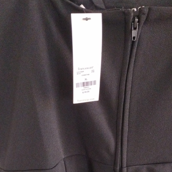 Francesca's Angie Sweetheart Strappy Jumpsuit. Size XL - Picture 9 of 12